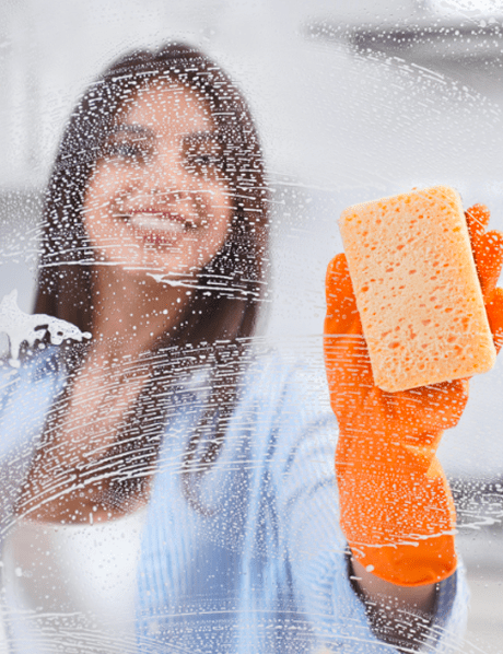 ข้อควรระวังในการทำความสะอาด
และรักษากระจกให้ดูสวยอยู่เสมอ