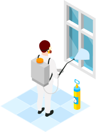 บริการฉีดพ่นฆ่าเชื้อโรค
(แบคทีเรีย, ไวรัส, รา)